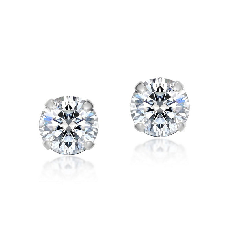 New Fashion All-matching Women's S925 Sterling Silver Stud Earrings
