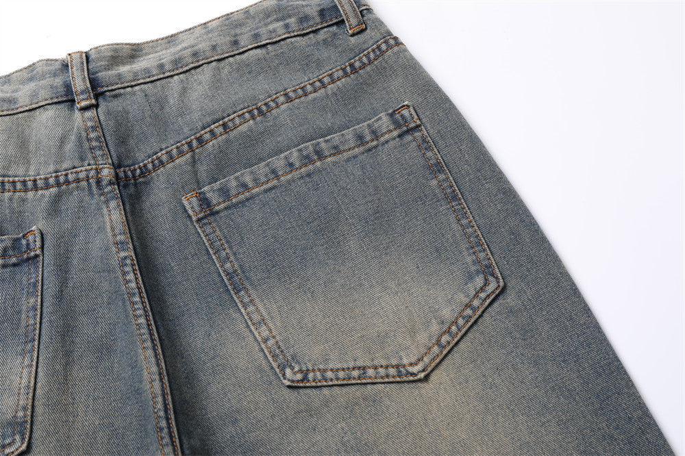 Fashion Holes Patch Jeans For Men