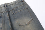 Fashion Holes Patch Jeans For Men