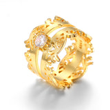 Personality Retro Crown Women's Ring