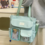 Japanese Handbag Large Capacity Student Class Tote Bag Campus Bag