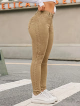 Skinny Stretch Feet Pants Jeans