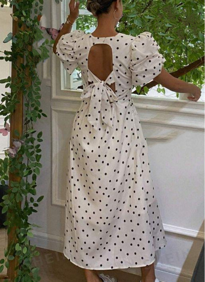 Fashion Trend Polyester Fiber Women's Dress