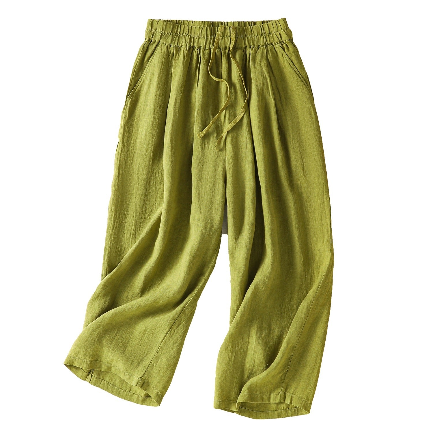 All-matching Loose Casual New Retro Literary Wide Leg Cotton Linen Pants