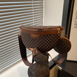 European And American Style Portable Crossbody Personality Retro Printing