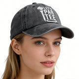 2pcs Golf Gifts Hats Par Tee Hats For Men Women, Adjustable Embroidered Wash Cotton Baseball Cap