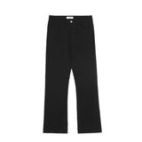 Pure Color Washed Jeans For Men