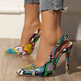 Fish Mouth Sandals Stiletto High Heels Hollow Women'S Shoes
