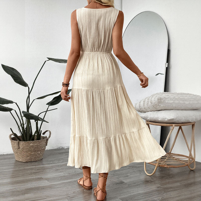 Women's Fashion Individual Casual Stitching Dress