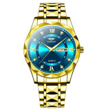 Watch Men's Chinese And English Calendar Diamond Shell