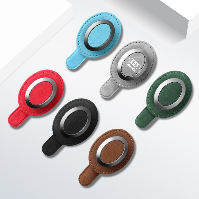 Car Suede Glasses Sun Visor Sunglasses Clip