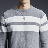 Men's Sweater All-match All-match Sweater Striped Sweater Men