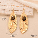 French Simplicity Style Design Tassel Earrings