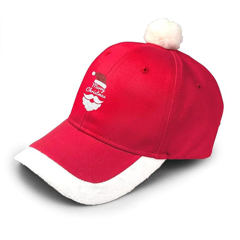 Vintage Santa Baseball Cap - Unisex Adult Adjustable Christmas Hat  Festive Headwear