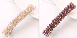 Hairpin Four Rows Of Crystal Braided Spring Clip Hair Accessories For Women