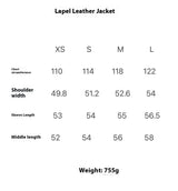 Solid Color Square Collar Leather Jacket Coat