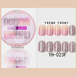 Korean Wearable Nail Art Short 30 Pieces In A Box Waterproof Removable Nail Art Ins Manicure Fake Nails