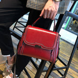 Women's Leather Simple Large Capacity Fashion Messenger Bag