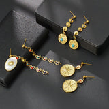 European And American Personality Affordable Luxury Fengcai Oil Ear Rings