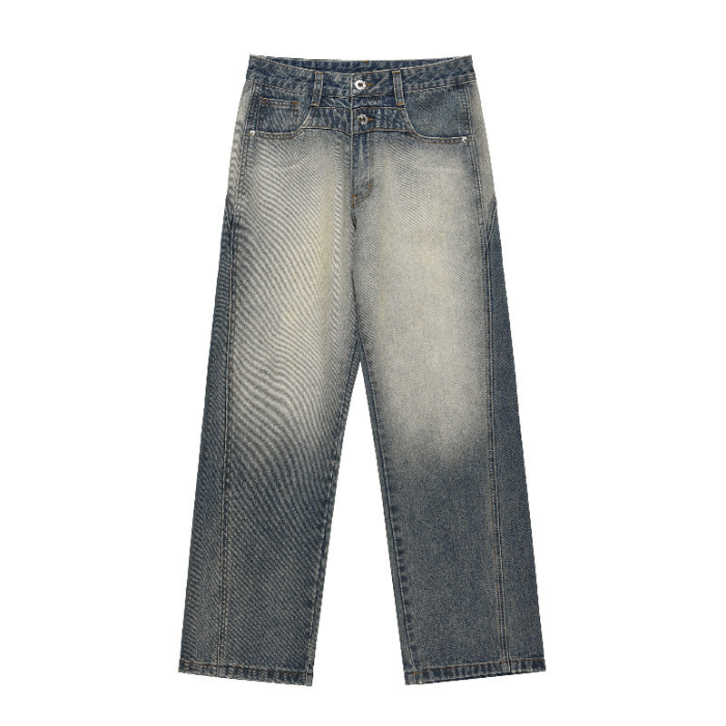 Fashion Personality Straight Loose Trousers Men