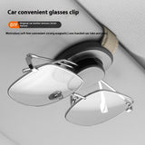 Sun Visor Storage Multifunctional Leather Car Glasses Clip