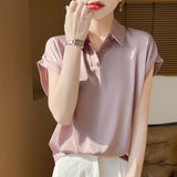 Women's Summer Wear Design Sense Niche Shirt