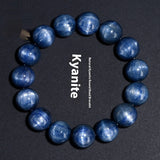 Natural Old Mine Blue Crystal Ball Bracelet