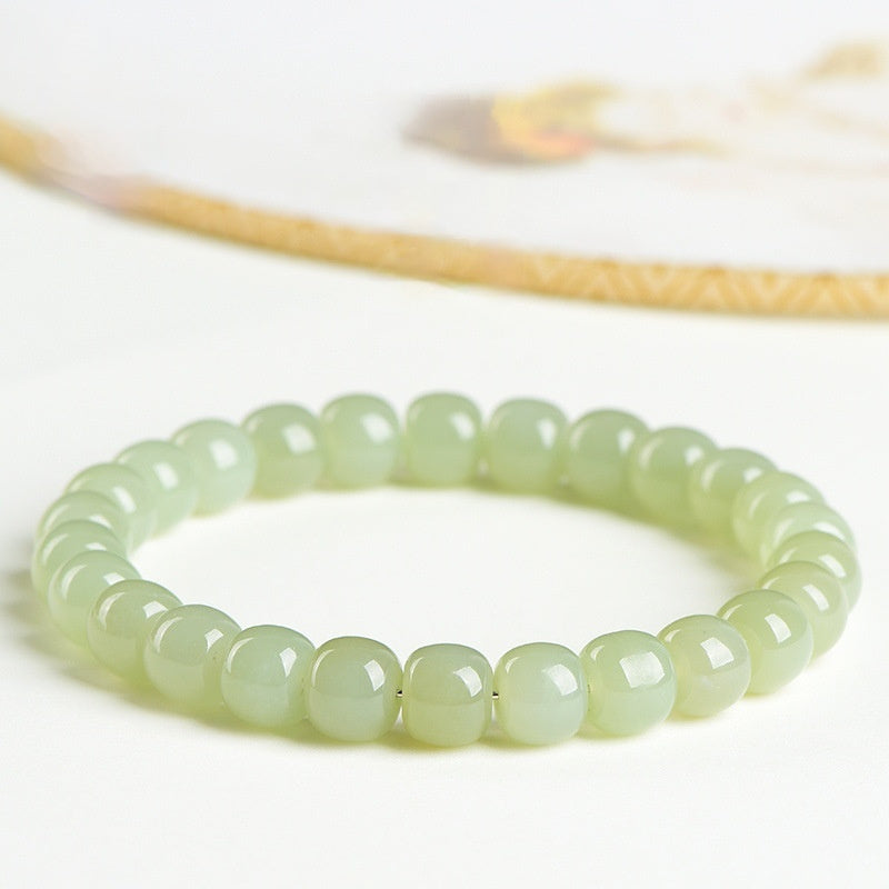 Fashion Personality Natural Hetian Jade Water Bracelet