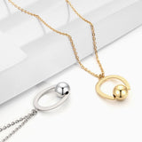 Stainless Steel Bead Chain All The Way To Have You Accessoryjewelry Valentine's Day Necklace