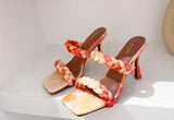 New Style Sandals With Stiletto Heels And Large Size Women's Shoes