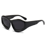 Men And Women Riding Outdoor Personality Concave Shape Sun Glasses