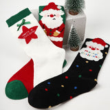 Holiday Collection Fall Or Winter Christmas Cotton Socks Women's Mid-Calf Socks With Festive Designs