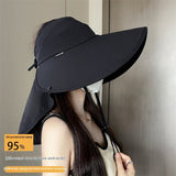 Sun Hat Female Sun Protection UV Protection Big Brim Summer Cover Full Face