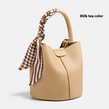Simple Portable Bucket Bag For Women Summer New