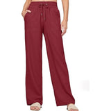 Women's Linen Wide-leg Cotton And Linen Casual Beach Summer Pants