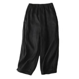 Women's Cotton And Linen Retro Literary Loose Bloomers