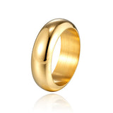 Glossy Ring Electroplated Men's And Women's Personality