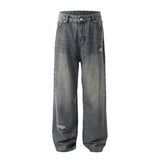 Fashion Holes Patch Jeans For Men
