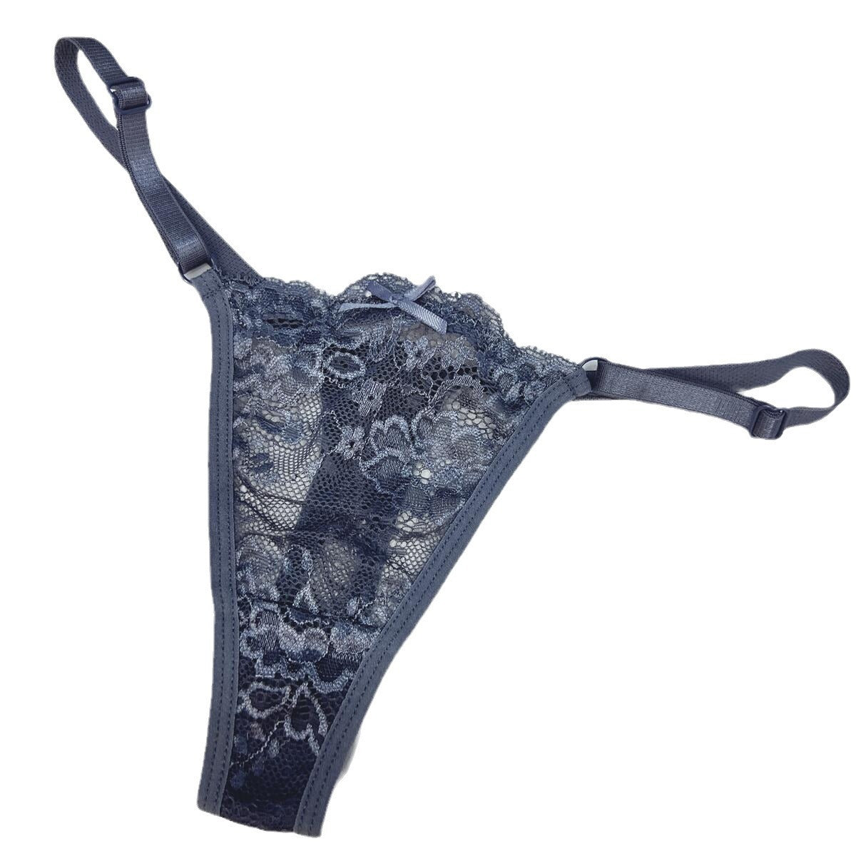 Hollow Lace Adjustable Buckle Low Waist Soft Comfortable Underwear Women