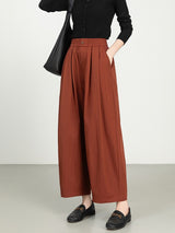Women's Fine Twill Sandcard Elastic Waist Casual Pants