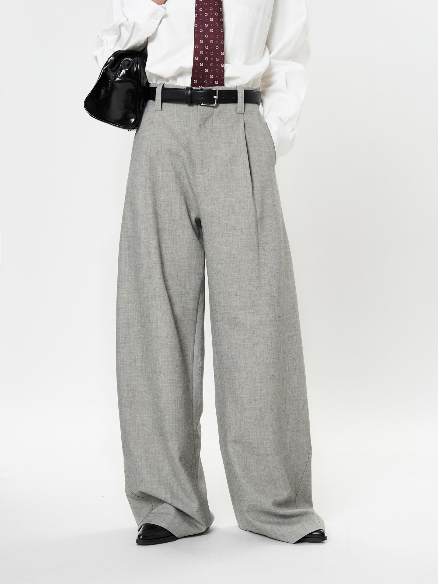 Profile Suit Pants Vertical And Smooth Casual Straight Trousers
