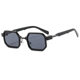 New Retro Hip Hop Small Square Box Exquisite Sun Glasses