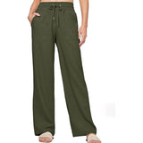 Women's Linen Wide-leg Cotton And Linen Casual Beach Summer Pants