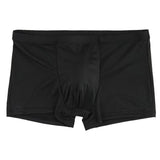 Men's Boxer Ice Silk Underwear Cup Combination U Convex Sexy