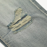 Gradient Washed Ripped Jeans For Men