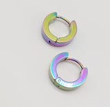 Simple Electroplated Stainless Steel Earrings