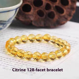 Ametrine Bracelet 128 Cut Crystal Amethyst Bracelet