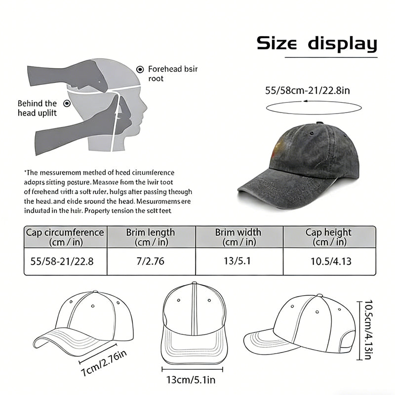 P Ink Mama Baseball Cap For Women, Adjustable Embroidered Wash Cotton Baseball Cap