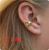 Beach Vacation Style Starfish Scallop Eardrops Earrings