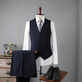 Double Breasted Stripes Suit Men's Suits